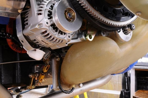 Alternator Mount Hits Snorkel