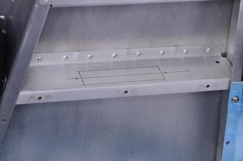 EDS O2D2 Mounting - Fuselage Bulkhead Marked