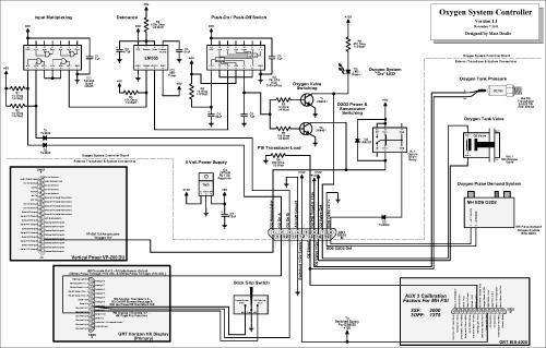 Oxygen Switching Controller Schematic (See PDF Link In Log Part 3 For High-Res Version)