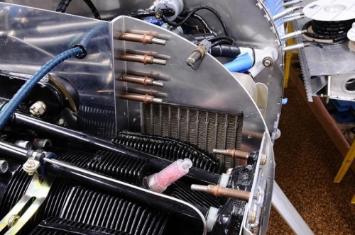 Baffle/Doubler/Oil Cooler Trial Fit