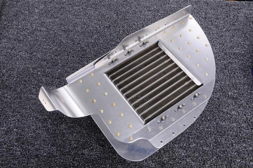 Oil Cooler Mounted To Baffle/Doubler