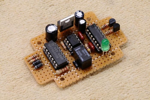 Oxygen System Controller - Electronic Components Soldered To Board