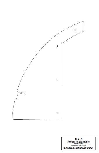 Silkscreen Labels - Lefthand Instrument Panel