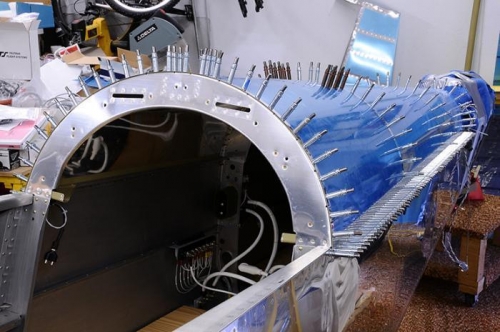 Rear Turtle Deck Sking Ready For Riveting