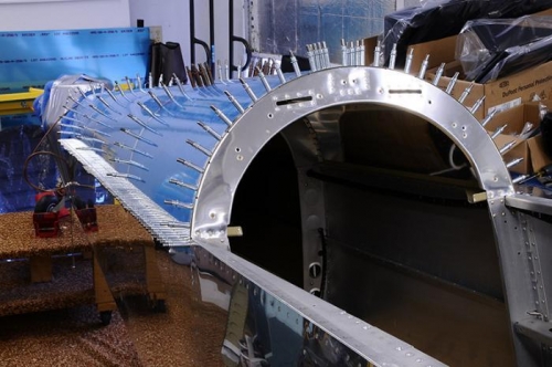 Rear Turtle Deck Sking Ready For Riveting