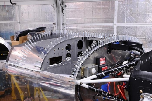 Front Top Skin Ready For Riveting