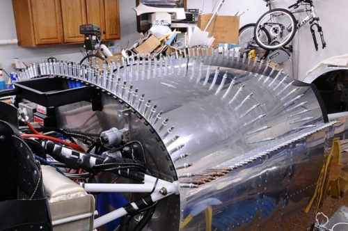 Front Top Skin Ready For Riveting