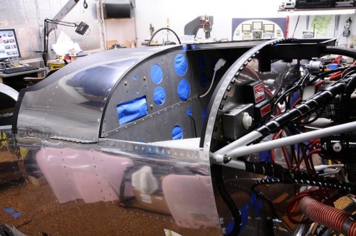 Front Top Skin Riveting Complete