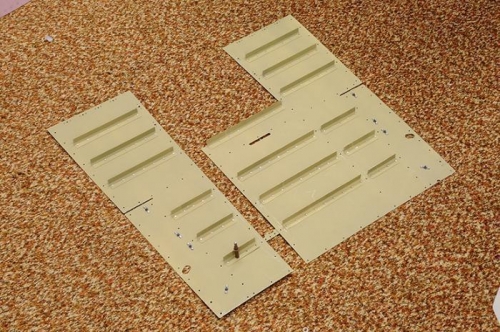 Top Of Floor Skins Ready For Installation