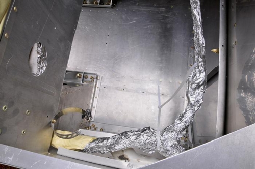 Front Baggage Area Masking Complete