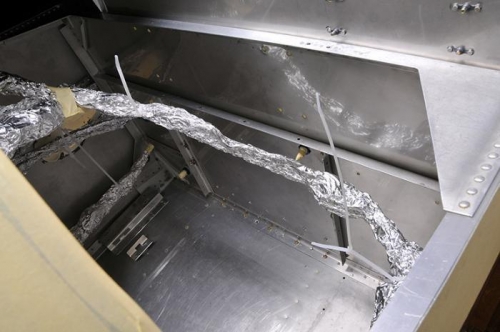 Front Baggage Area Masking Complete