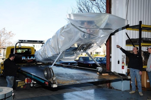 Delivering To Paint Shop