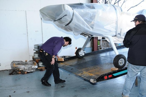 Delivering To Paint Shop