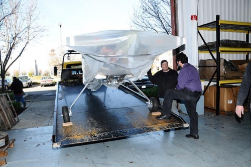 Delivering To Paint Shop