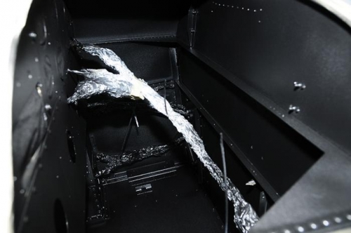 Fuselage Interior - Textured Black Paint