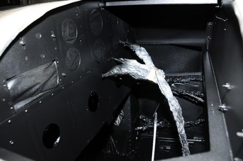 Fuselage Interior - Textured Black Paint