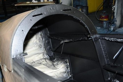 Fuselage Interior - Textured Black Paint