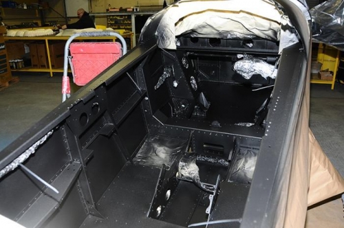 Fuselage Interior - Textured Black Paint