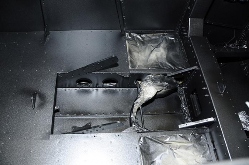 Fuselage Interior - Textured Black Paint