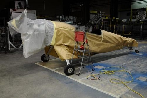 Fuselage Interior - Textured Black Paint