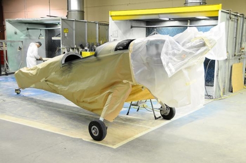 Fuselage Interior - Textured Black Paint