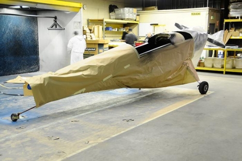 Fuselage Interior - Textured Black Paint
