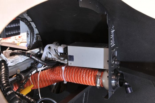 Closeup of Autopilot Wiring & Plumbing