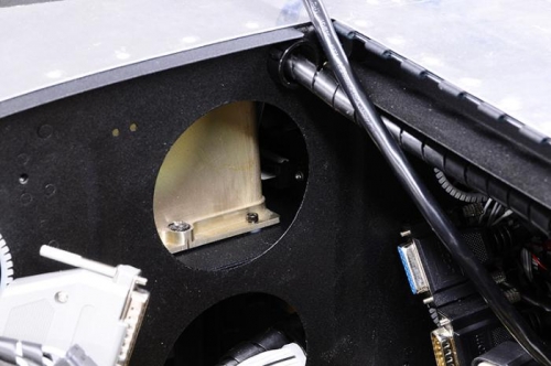 Access To AHRS Mounting Screws From Under VP-200 Mount