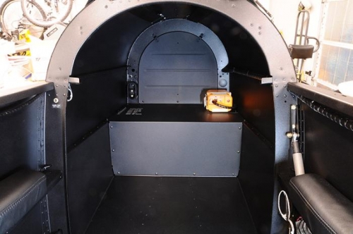 Rear Baggage Area Skins Installed