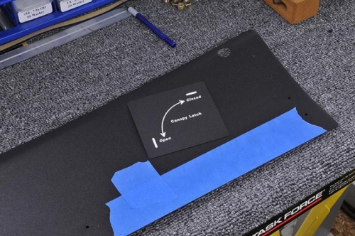 Latch Label Cut Out & Ready To Be Installed