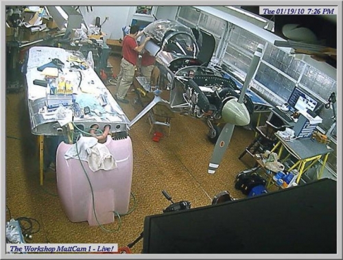 Canopy Installation - Cam Shots