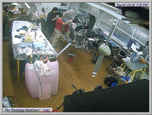 Canopy Installation - Cam Shots