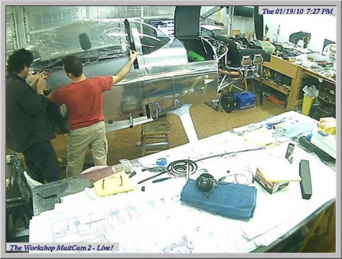 Canopy Installation - Cam Shots