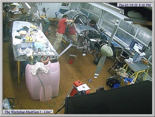 Canopy Installation - Cam Shots