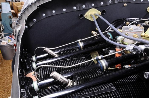 Upper Right Spark Plugs Installed