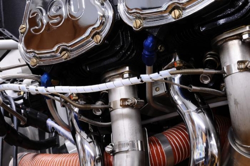 Lower Right Spark Plugs Installed