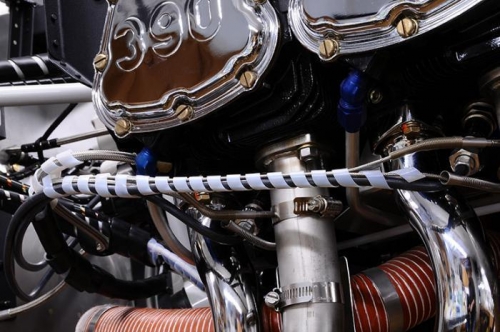 Lower RIght Harness Installed & Teflon Wrapped