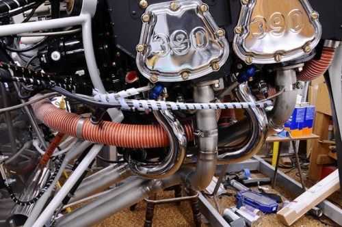 Lower RIght Harness Installed & Teflon Wrapped