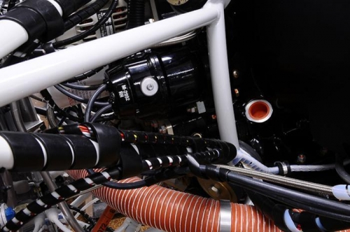 Right Magneto With Harness Installed