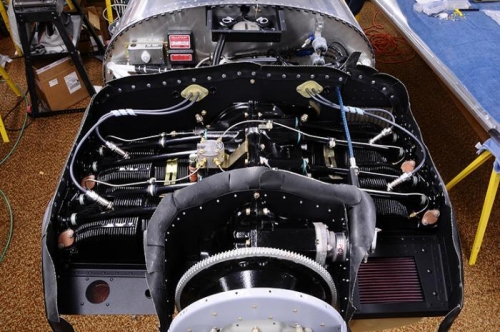 Ignition Harness Routing - Top View