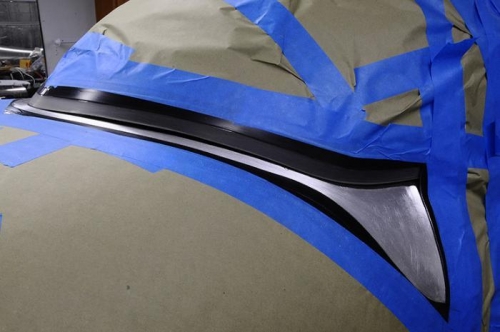 Plexi & Metal Sanded Down With 60 Grit