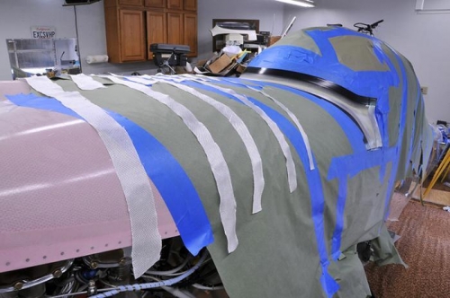 Strips Of Glass Cloth Cut