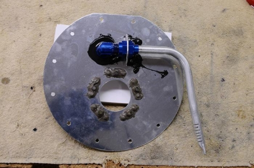 Right Fuel Cover With Pick Up Installed