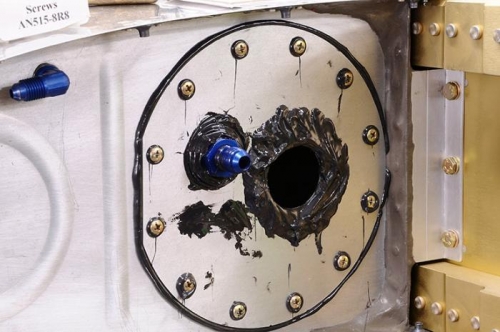 Right Gasket In Place For Fuel Probe