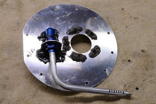 Left Fuel Cover With Pick Up Installed