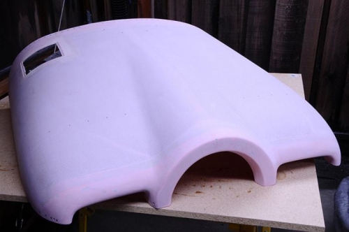 Top Cowling Initial Sanding