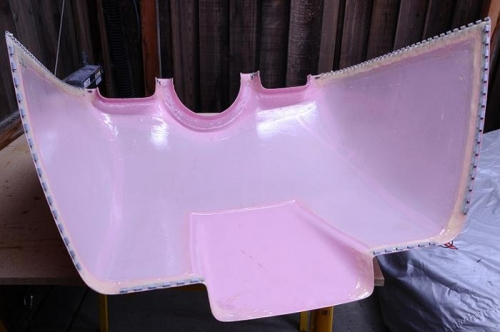 Bottom Cowling Inside Coat Of Resin
