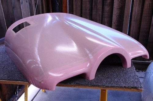 Top Cowling Second Coat Of Resin