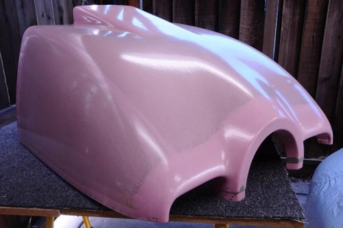 Bottom Cowling Second Coat Of Resin
