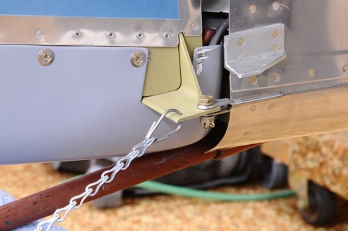 Connected Via Rudder Control Horn